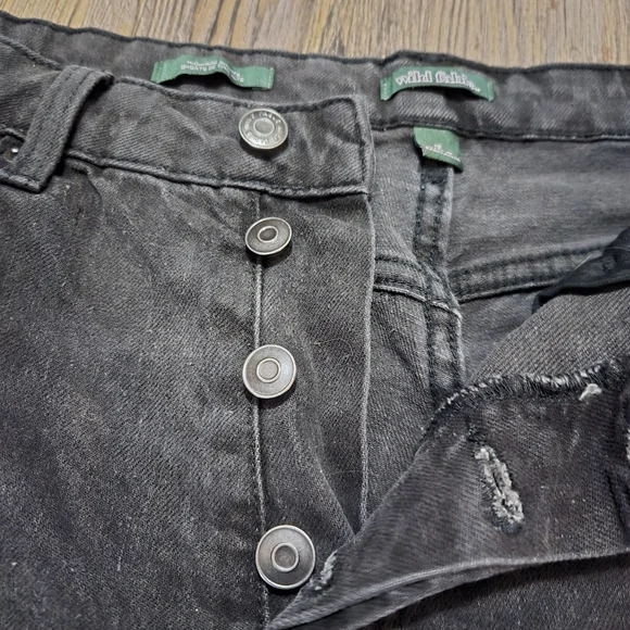 Wild Fable Black Distressed Jean Shorts - Picture 7 of 13